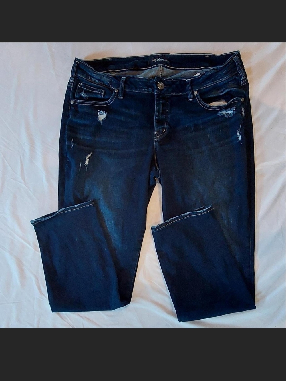 Silver Jeans Co. Sam Mid-Rise Boyfriend Jeans - Women's Size 16